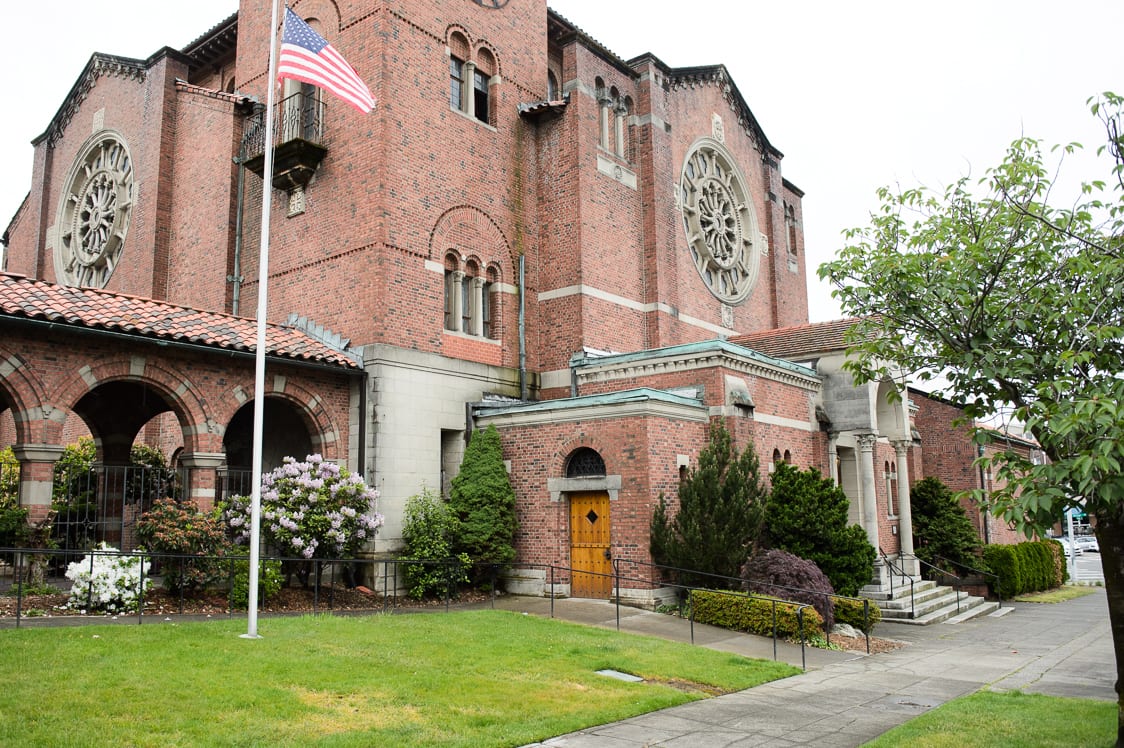 Exterior of First Presbyterian Church in Tacoma