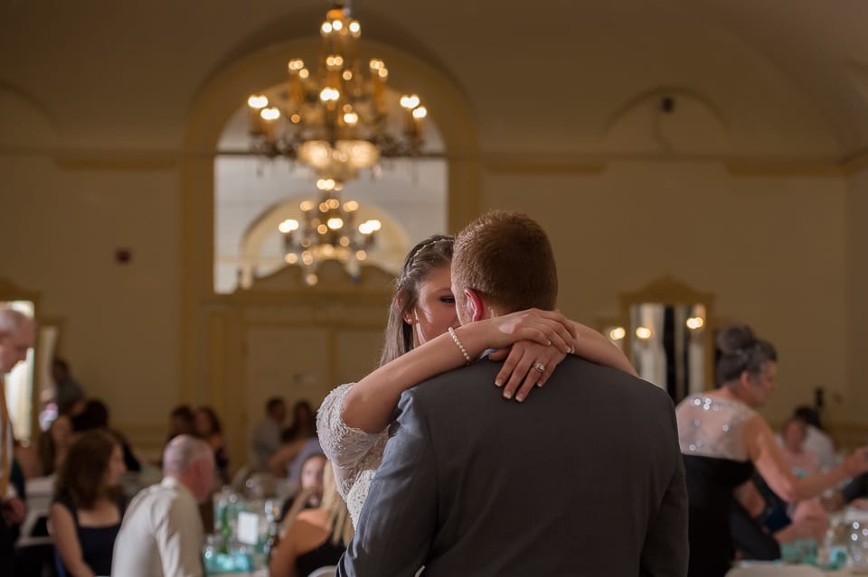 Beautiful first dance at the Leopold Crystal Ballroom