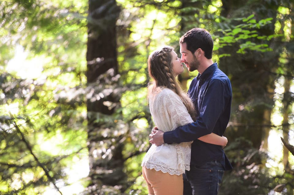 Engagement session at Teddy Bear Cove in Bellingham