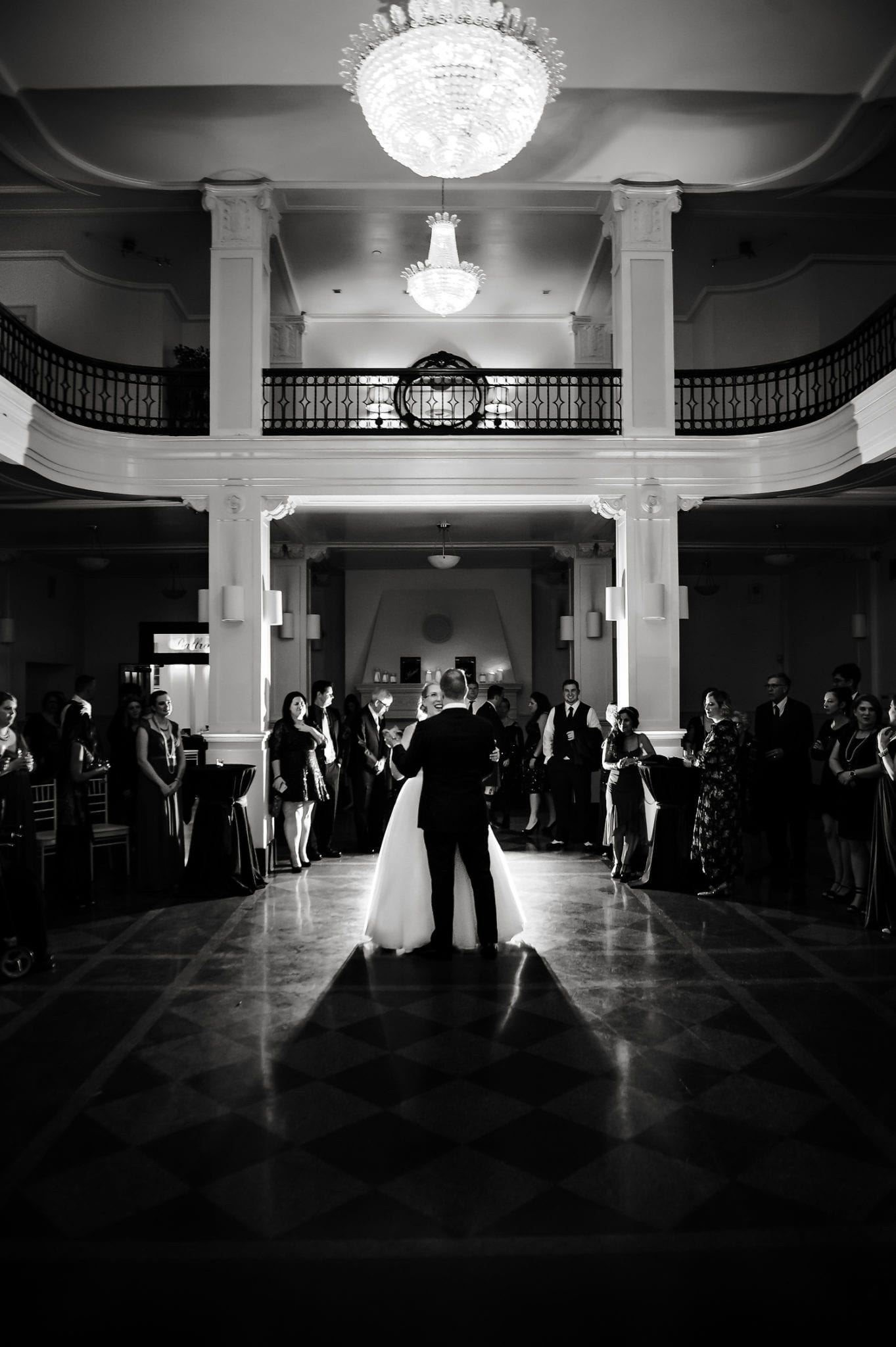 FIrst Dance at Hotel Monte Cristo Ballroom Wedding