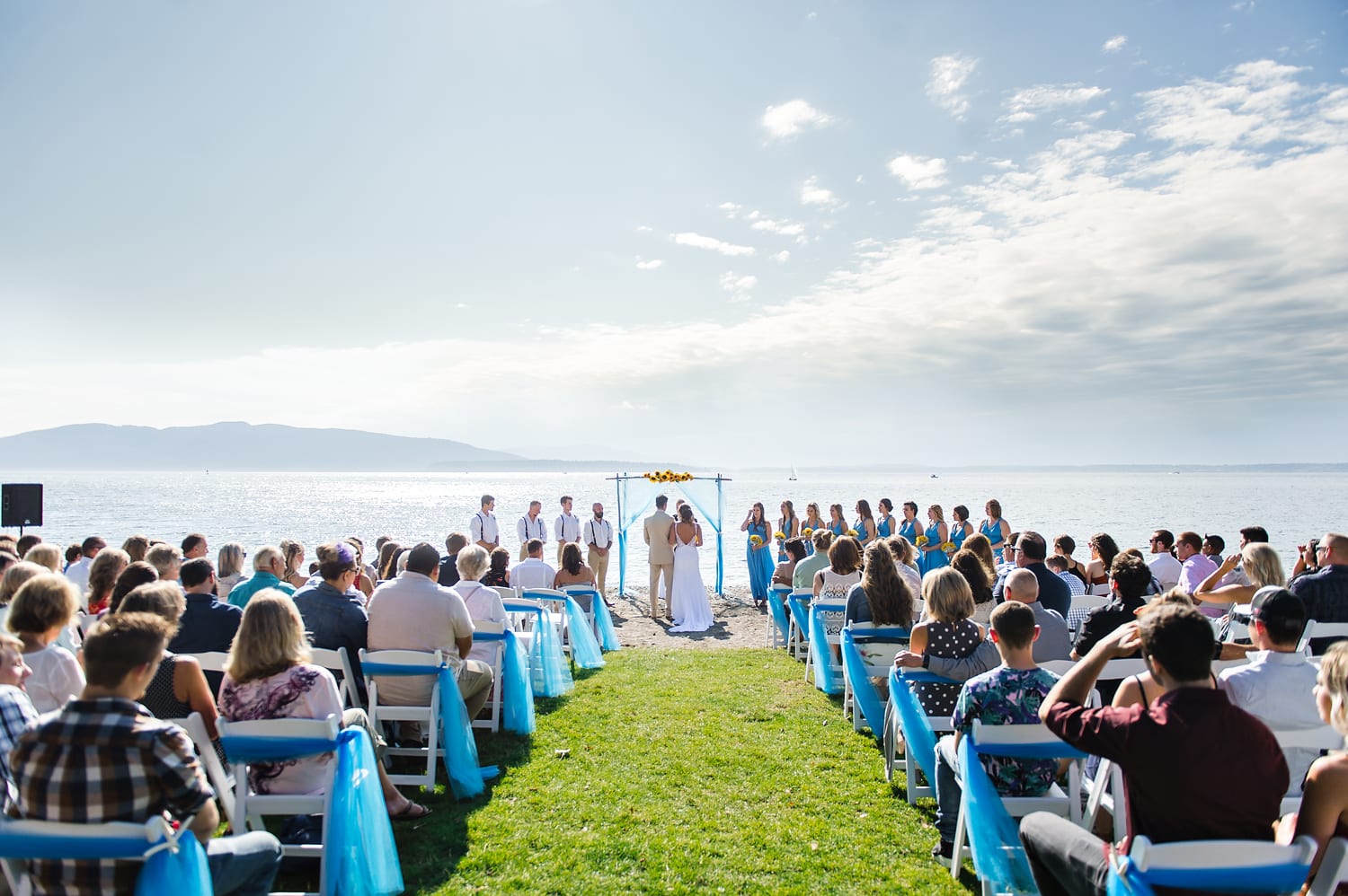 Wedding Ceremony at Marine Park Beach Wedding